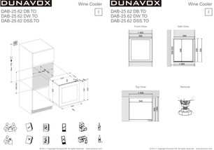 Винный шкаф Дунавокс DAB-25.62DB.TO фото 2 Винный шкаф Dunavox DAB-25.62DB.TO фото 2