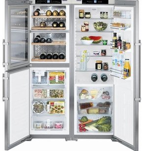 Холодильник Либхер SBSes 7155 Premium Vinidor BioFresh NoFrost фото Холодильник Liebherr SBSes 7155 Premium Vinidor BioFresh NoFrost фото