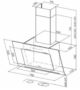 Вытяжка Фабер INFINITY ACT WH A80 фото 3 Вытяжка Faber INFINITY ACT WH A80 фото 3