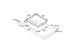 Варочная панель Бертаззони PM60 3 0 X фото 4 Варочная панель Bertazzoni PM60 3 0 X фото 4