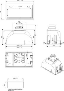 Вытяжка Фалмек BUILT IN BURANO PLUS 70 BK фото 2 Вытяжка Falmec BUILT IN BURANO PLUS 70 BK фото 2