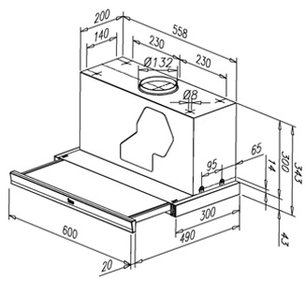 Вытяжка Тека CNL1-3000 STAINLESS STEEL HP фото 2 Вытяжка Teka CNL1-3000 STAINLESS STEEL HP фото 2