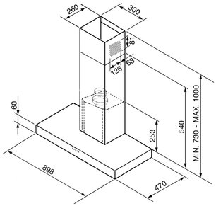 Вытяжка Смег KSE951X3 фото 3 Вытяжка Smeg KSE951X3 фото 3