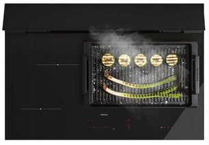 Варочная панель с вытяжкой Falmec BRERA 75 VETRO NERO фото