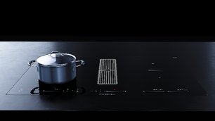 Варочная панель с вытяжкой Kuppersbusch KMI 8590.0 SR Stainless Steel фото 2