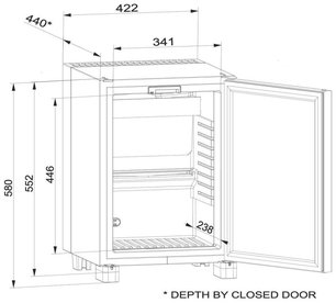 Минибар Dometic RH 449 LDAG фото 4