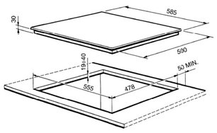 Варочная панель Смег SR34SGH3 фото 2 Варочная панель Smeg SR34SGH3 фото 2
