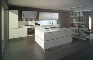 Вытяжка Falmec Quasar 80 Vetro (800) stec white фото 4