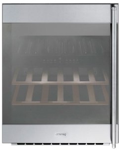 Винный шкаф Смег CVI38XS фото Винный шкаф Smeg CVI38XS фото