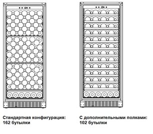 Винный шкаф Дометик B162S Basic фото 2 Винный шкаф Dometic B162S Basic фото 2