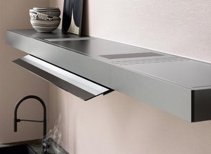 Вытяжка Фалмек SHELF Customizable 120 NERO (режим рециркуляции) фото Вытяжка Falmec SHELF Customizable 120 NERO (режим рециркуляции) фото