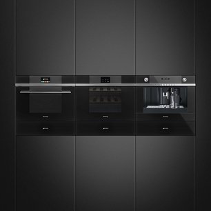 Компактный духовой шкаф с пароваркой Смег SF4104VCN фото 4 Компактный духовой шкаф с пароваркой Smeg SF4104VCN фото 4