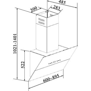 Вытяжка Кертинг KHC 91090 GN фото 4 Вытяжка Korting KHC 91090 GN фото 4
