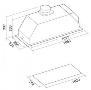 Вытяжка Falmec GRUPPO INCASSO 105 IX (800) ECP фото 3
