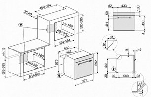 Духовой шкаф Смег SFP750PO фото 2 Духовой шкаф Smeg SFP750PO фото 2