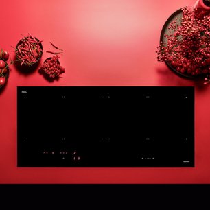 Варочная панель Falmec PIANO INDUZIONE BLACK MATT (88 х 40) Panoramic фото