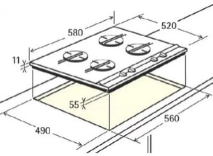 Варочная панель АЕГ FM6300 G-an фото 3 Варочная панель AEG FM6300 G-an фото 3
