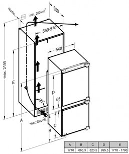 Встраиваемый холодильник Schaub Lorenz SLU S445W3M фото 3