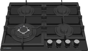 Газовая варочная панель Хендай HHG 6436 BG фото 2 Газовая варочная панель Hyundai HHG 6436 BG фото 2