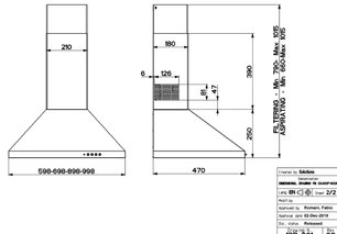 Вытяжка Фабер STRIP SMART PB X A60 фото 3 Вытяжка Faber STRIP SMART PB X A60 фото 3