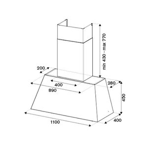 Вытяжка Бертаззони KR110HER1NDC фото 4 Вытяжка Bertazzoni KR110HER1NDC фото 4