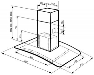 Вытяжка Смег KIV90X-1 фото 4 Вытяжка Smeg KIV90X-1 фото 4
