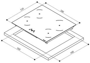 Варочная панель Faber FBH 64 BK фото 3