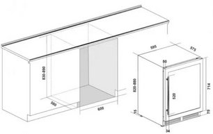 Винный шкаф Климадифф CLE51 фото 3 Винный шкаф Climadiff CLE51 фото 3