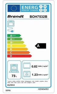 Встраиваемый духовой шкаф Брандт BOH7532B фото 4 Встраиваемый духовой шкаф Brandt BOH7532B фото 4