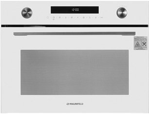 Компактный духовой шкаф с СВЧ Maunfeld MCMO5015MFW фото