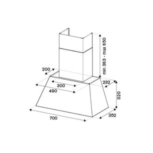 Вытяжка Бертаззони KR70HER1NEDA фото 4 Вытяжка Bertazzoni KR70HER1NEDA фото 4