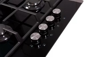 Газовая варочная панель из закаленного стекла Zigmund Shtain M 21.6 S фото 3