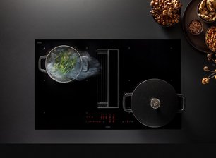 Варочная панель с вытяжкой Фалмек ZERO 84 VETRO NERO фото 4 Варочная панель с вытяжкой Falmec ZERO 84 VETRO NERO фото 4