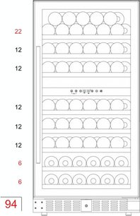 Винный шкаф Дунавокс DX-94.270DCK фото 4 Винный шкаф Dunavox DX-94.270DCK фото 4
