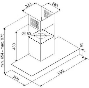 Вытяжка Де Дитрих DHB2934B фото 3 Вытяжка De Dietrich DHB2934B фото 3