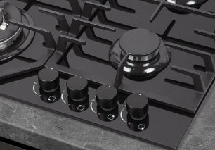 Газовая варочная панель из закаленного стекла Зигмунд Штайн M 32.6 B фото 2 Газовая варочная панель из закаленного стекла Zigmund Shtain M 32.6 B фото 2