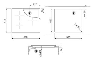Варочная панель Смег SI2M7643D фото 3 Варочная панель Smeg SI2M7643D фото 3