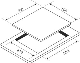 Варочная панель Зигмунд Штайн GN 43.61 S фото 3 Варочная панель Zigmund Shtain GN 43.61 S фото 3