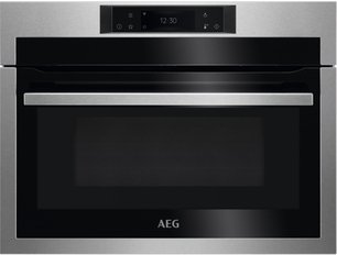 Духовой шкаф с СВЧ CombiQuick AEG KME768080M фото
