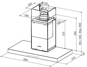 Вытяжка Фабер Pretty ACT EG8 X A90 фото 2 Вытяжка Faber Pretty ACT EG8 X A90 фото 2