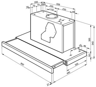Вытяжка Смег KSET910X фото 3 Вытяжка Smeg KSET910X фото 3