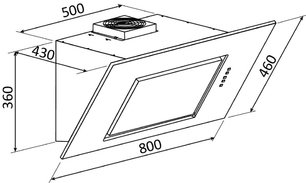 Наклонная вытяжка Брандт BHV6801X фото 4 Наклонная вытяжка Brandt BHV6801X фото 4