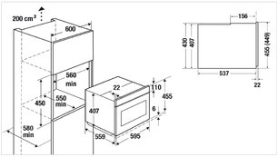 Компактный духовой шкаф с микроволнами  Kuppersbusch CBM 6550.0 S1 Stainless Steel фото 4