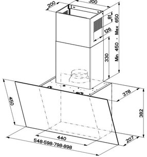 Вытяжка Фабер DAISY EG6 LED WH A80 фото 4 Вытяжка Faber DAISY EG6 LED WH A80 фото 4
