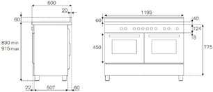 Варочный центр Bertazzoni HER125I2EXT фото 3