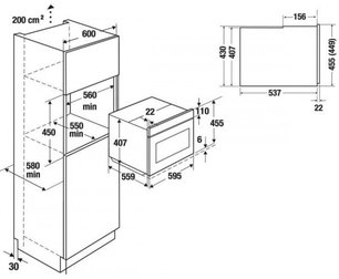 Компактный духовой шкаф Куперсбуш CBP 6550.0 G2 Black Chrome фото 4 Компактный духовой шкаф Kuppersbusch CBP 6550.0 G2 Black Chrome фото 4