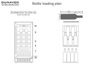 Встраиваемый винный шкаф Дунавокс DAUF-32.83C фото Встраиваемый винный шкаф Dunavox DAUF-32.83C фото