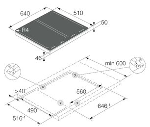 Индукционная варочная панель Аско HI1655MF фото 2 Индукционная варочная панель Asko HI1655MF фото 2