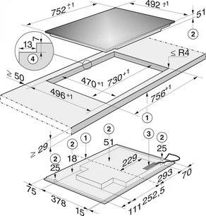 Варочная панель Миле KM6839-1 фото 4 Варочная панель Miele KM6839-1 фото 4