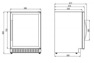 Шкаф для напитков Дометик C50G Beer фото 2 Шкаф для напитков Dometic C50G Beer фото 2